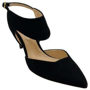 Nicholas Kirkwood Black Suede Leda Cut Out Pumps
